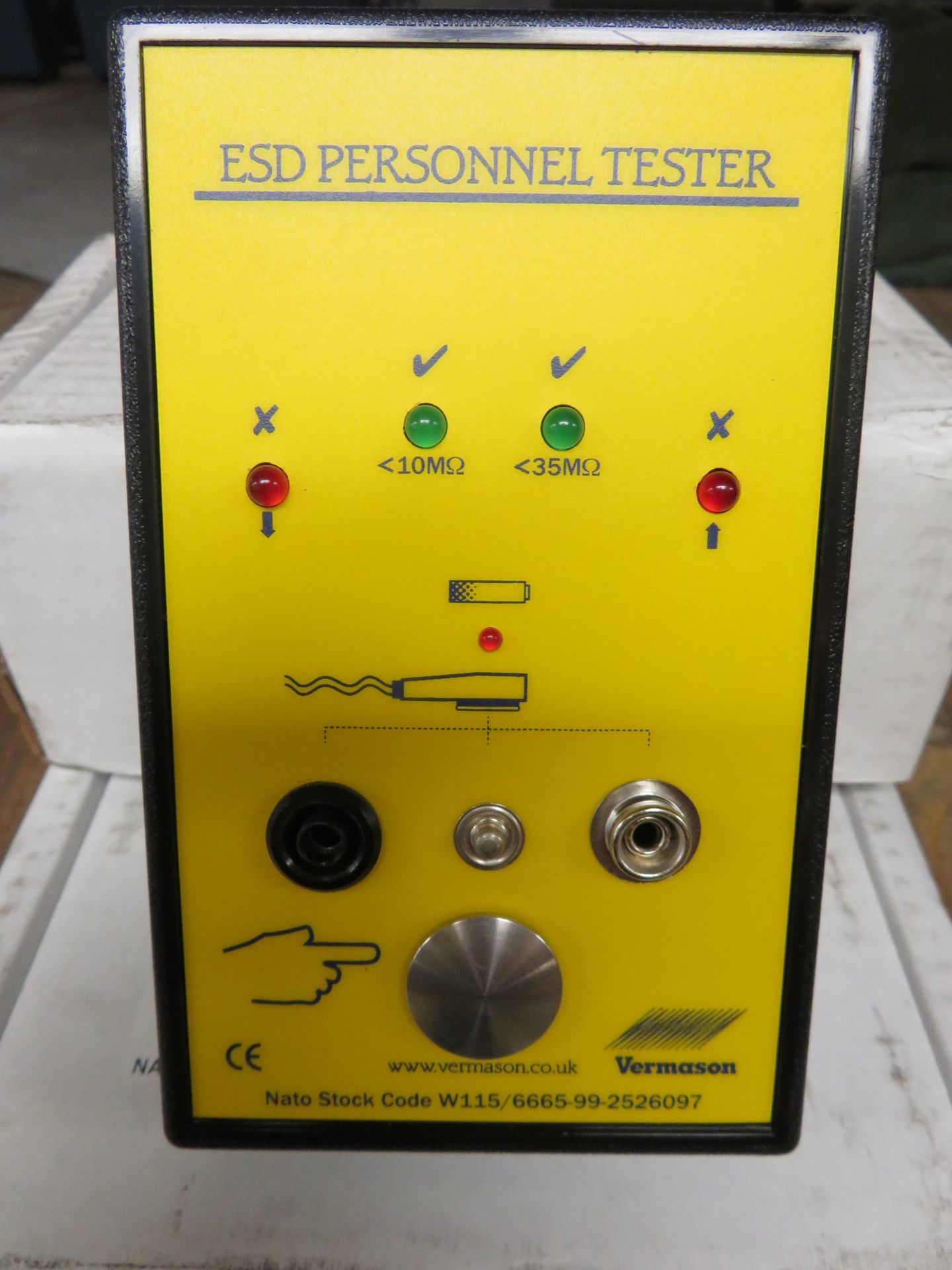 3x Vermason ESD Personnel Tester. - Image 2 of 2