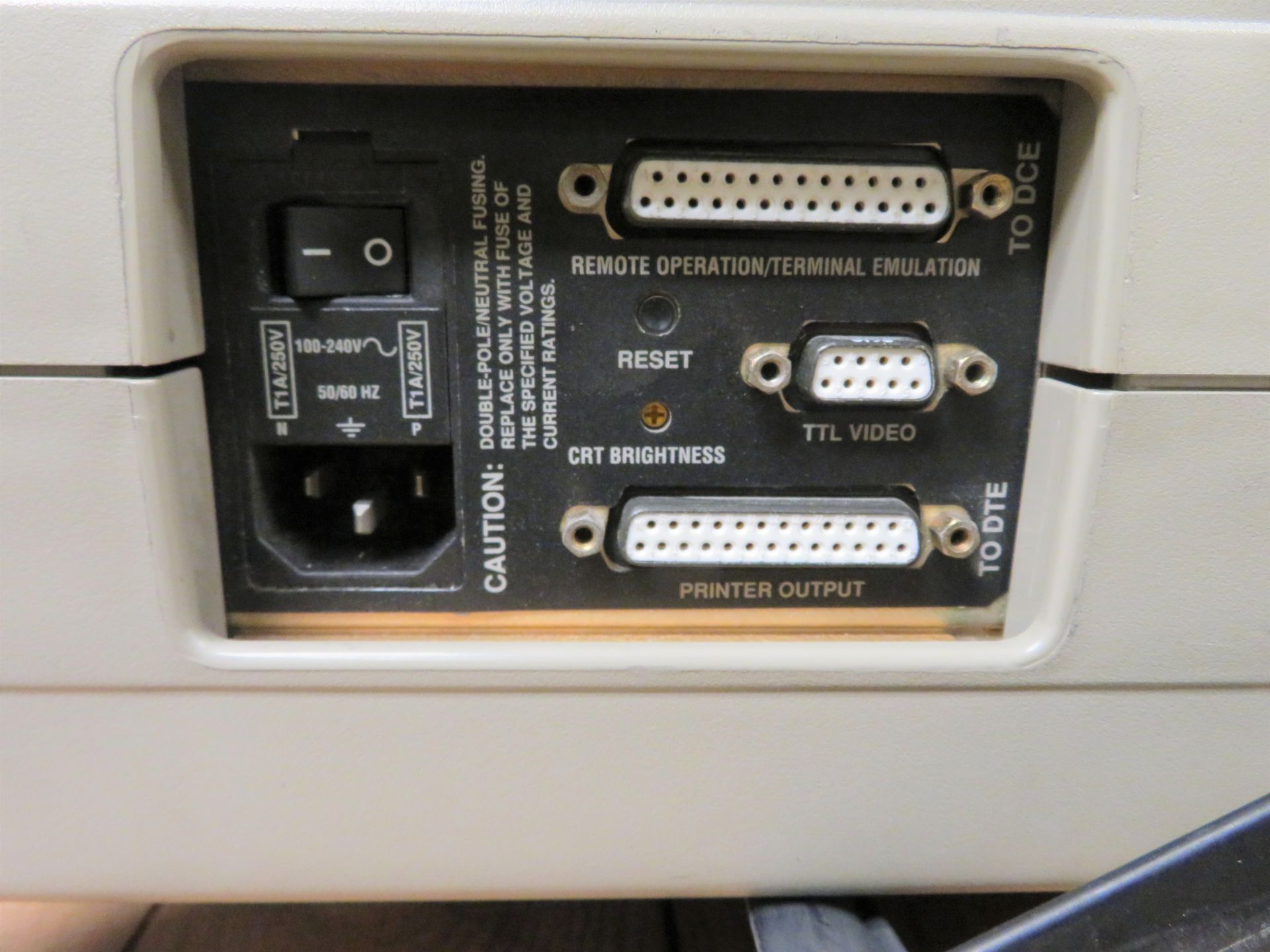 GN Navtel 9440 Protocol Analyzer, Damage to Left Hinge. - Image 4 of 9