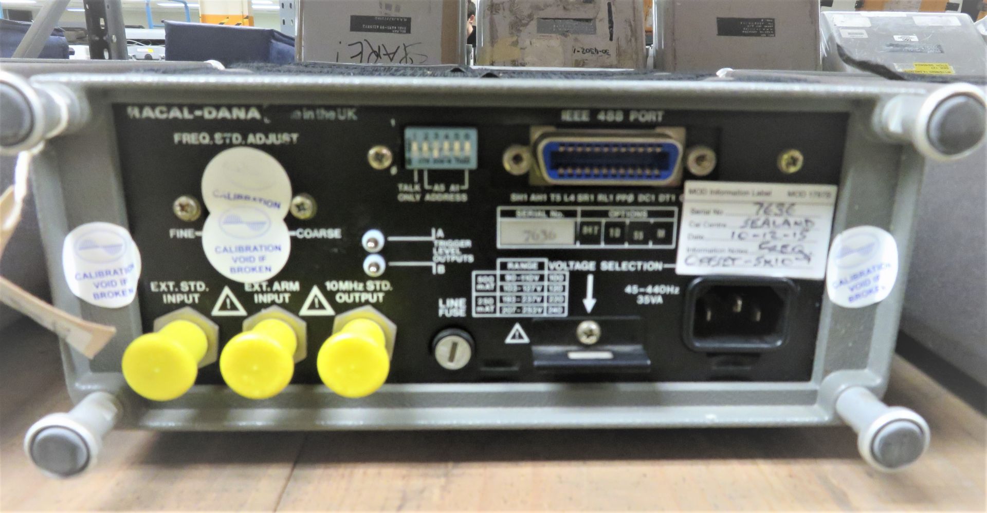 Racal-Dana 1991 Nanosecond Universal Counter 240V. - Image 2 of 2