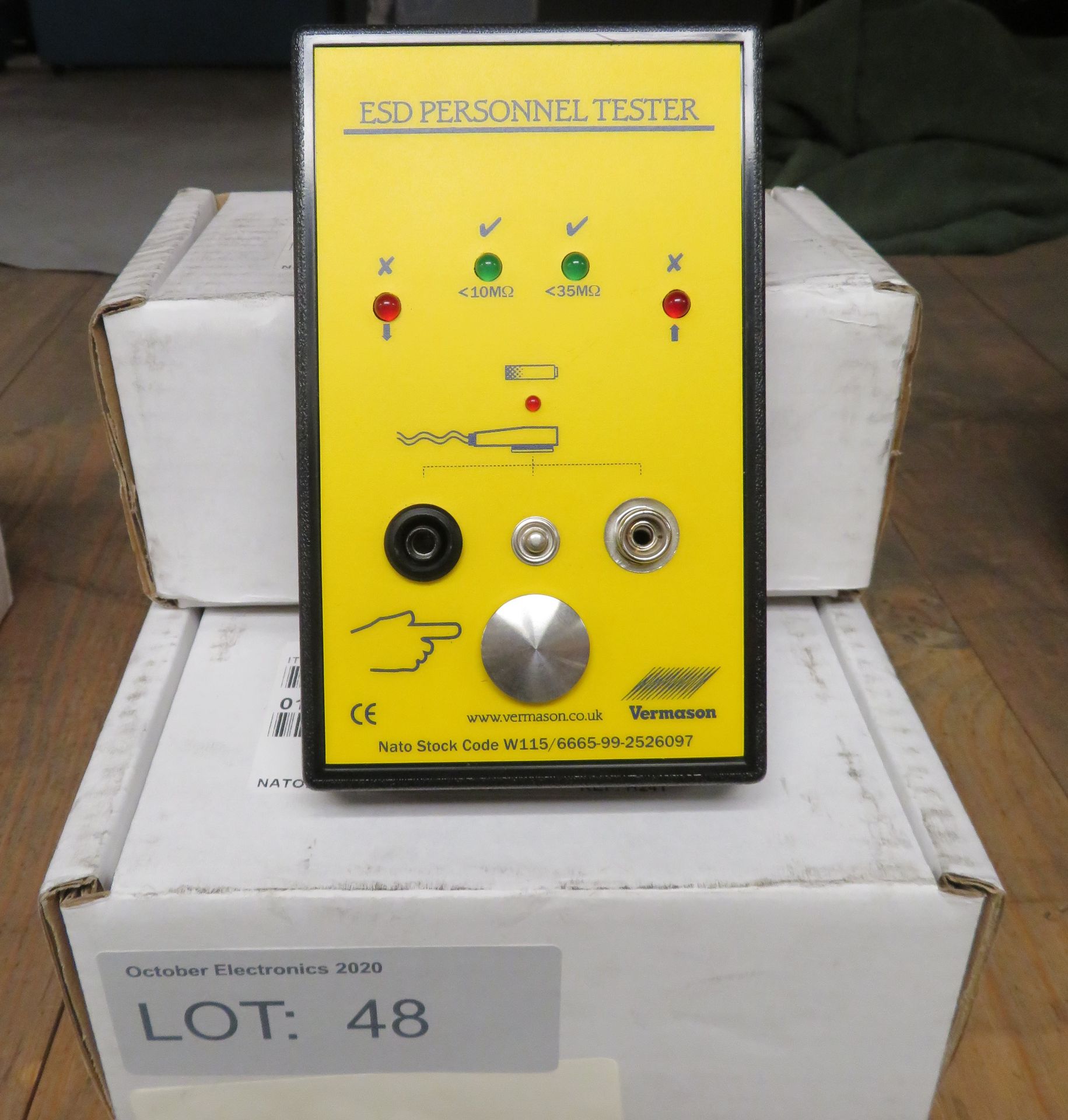 3x Vermason ESD Personnel Tester.