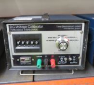 D,C Voltage Calibrator Type 2003S 0.02% Grade.