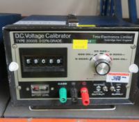 D.C Voltage Calibrator Type 2003S 0.02% Grade.