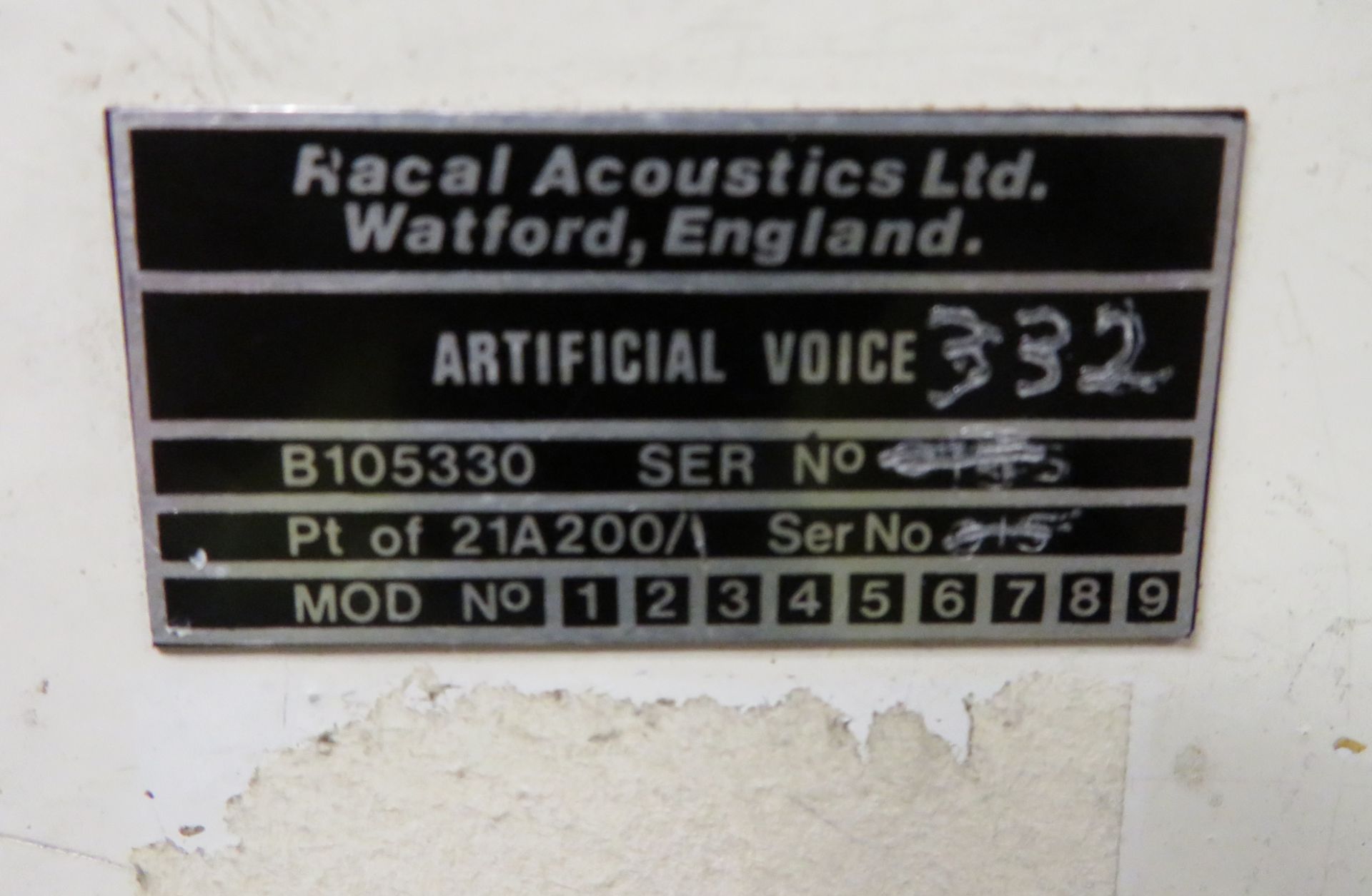 Racal Acoustics Ltd Comprehensive Headset Tester. - Image 2 of 5