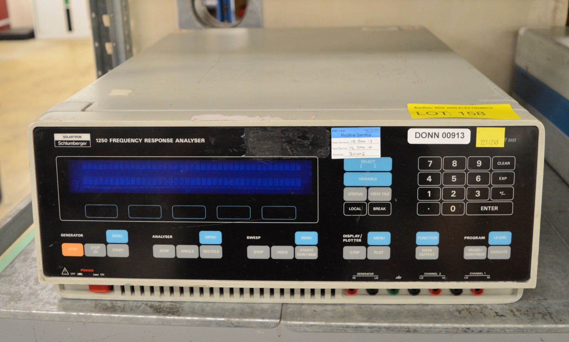 Solartron Schlumberger 1250 frequency response analyser