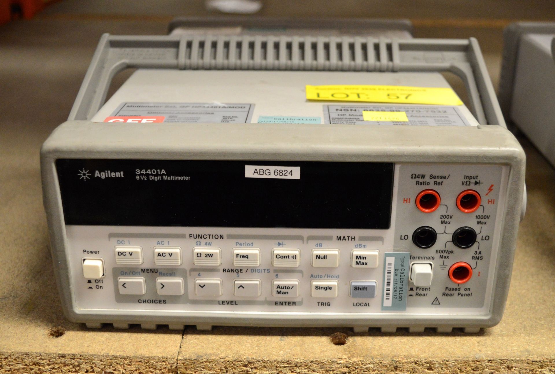 Agilent 34401A 6 1/2 digit multimeter