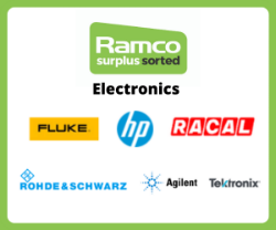 Ramco Electronics Auction - Brands Include - Marconi, Farnell, Fluke, Rohde & Schwarz, RACAL, Hewlett Packard, Tektronik, Agilent