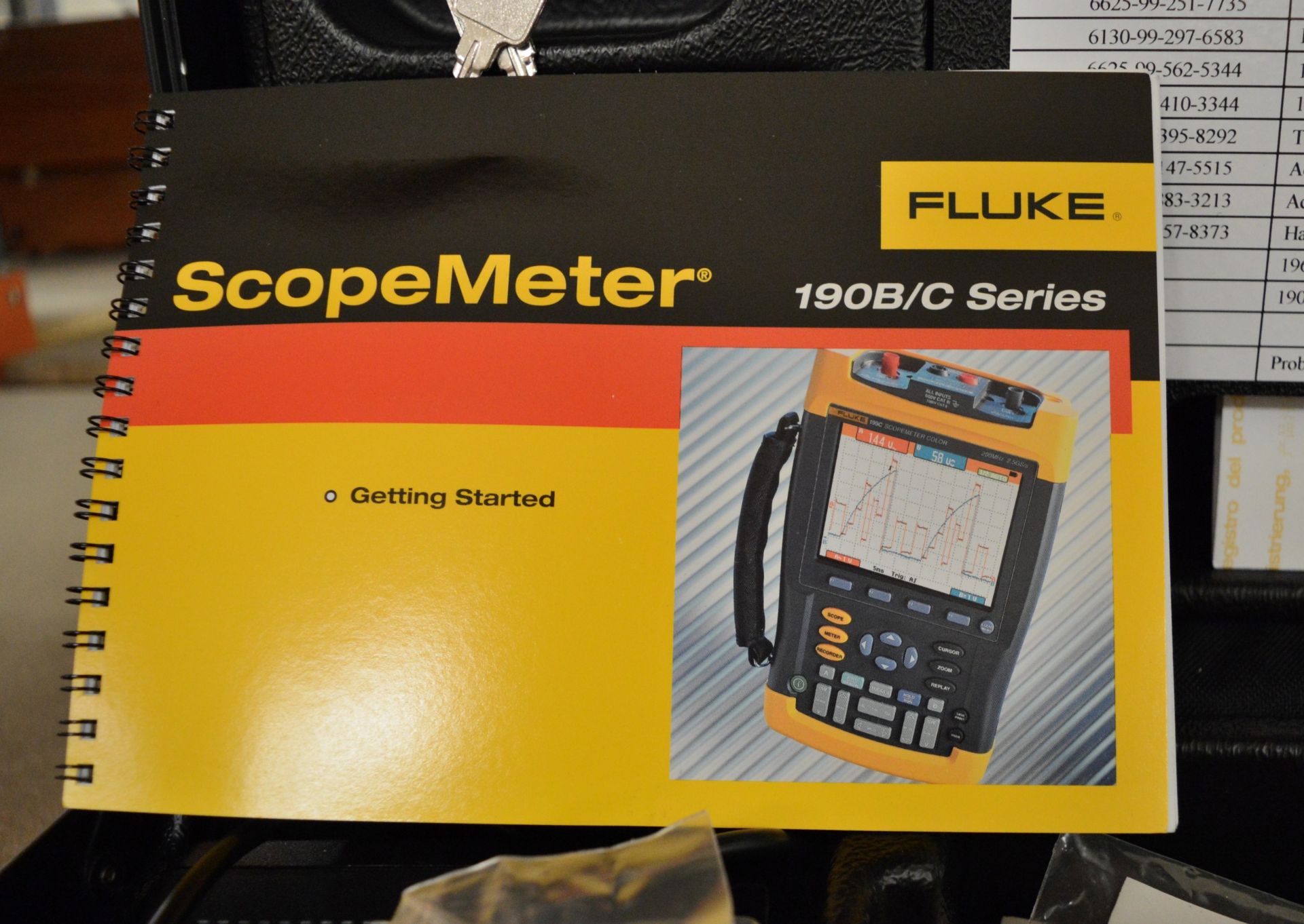 Fluke 199C scopemeter colour 200MHz 2.5GS/s - Image 5 of 5