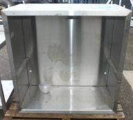 Stainless tank holding unit
