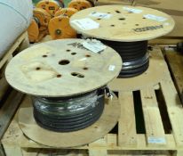 30mm & 20mm Black Cable Reels - Unknown Length