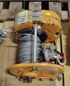 MaxPull hand winch type GM-20 - Capacity - 2000kg with cable - NO HANDLE