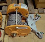 MaxPull hand winch type GM-20 - Capacity - 2000kg with cable - NO HANDLE