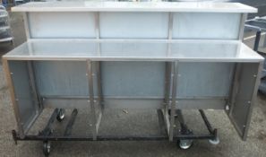 Mobile serve over counter 6ft