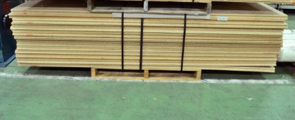 28x Chipboard Wooden Flooring Tongue & Groove L2400 x W600 x H40mm