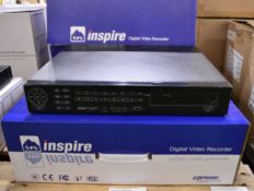 3x Inspire 8 Channel Digital Video Recorder Case/Bare Unit