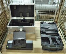 6x Plastic tool cases, Aluminium Shipping Case L550 x W310 x H310mm