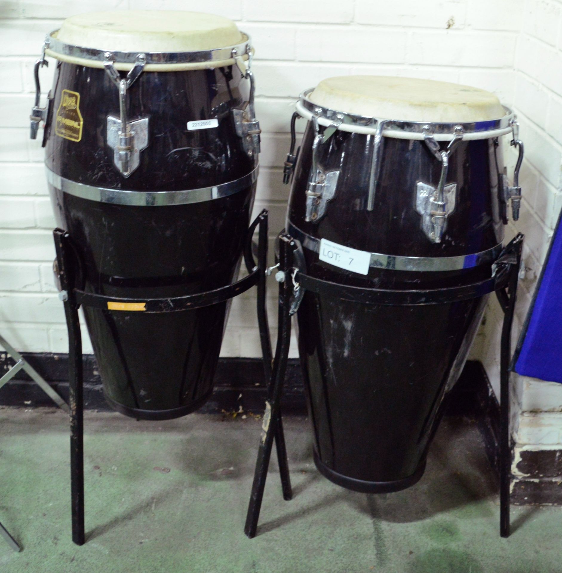 Roland AA Meinl Congas With Stands