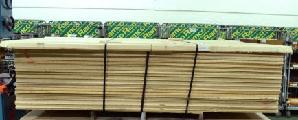 32x Chipboard Wooden Flooring Tongue & Groove L2400 x W600 x H40mm