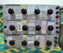 3x Cam Metric Decade Resistance Box Units