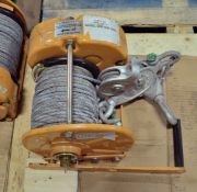 MaxPull hand winch type GM-20 - Capacity - 2000kg with cable and handle