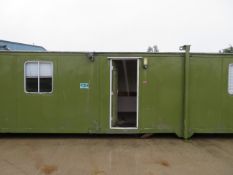 Portacabin (some water ingress to the roof) 11m L x 2.8m W approx
