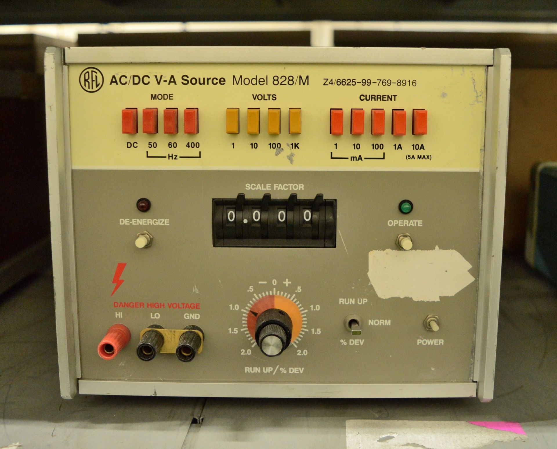 RFL 828/M AC/DC V-A Source Calibrator