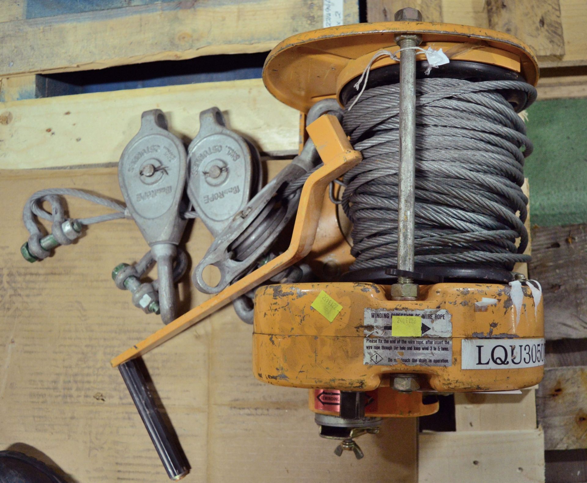 MaxPull hand winch type GM-20 - Capacity - 2000kg with cable and handle - Image 3 of 3