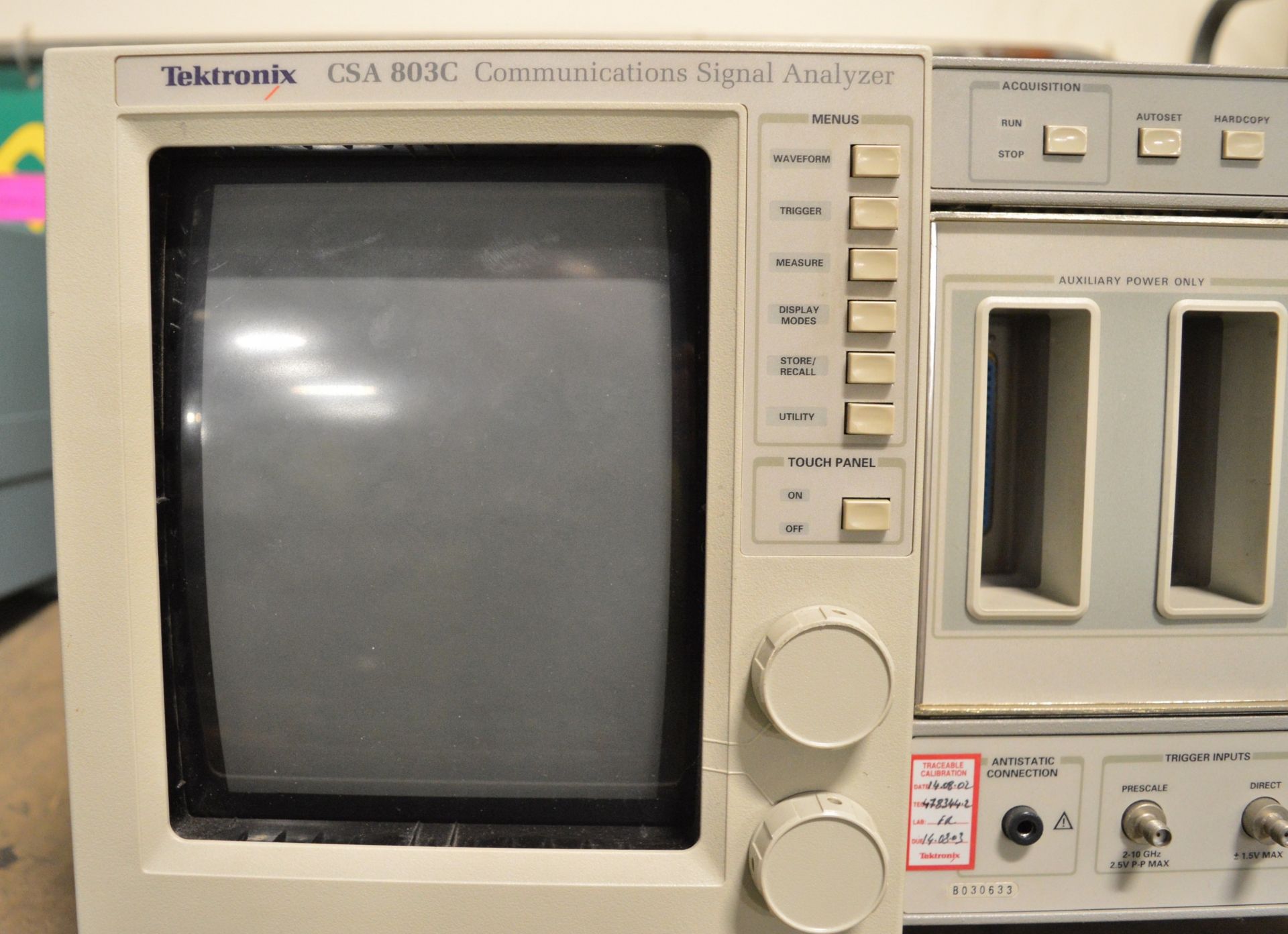 Tektronix CSA 803C Communications SIgnal Analyzer - Image 2 of 2