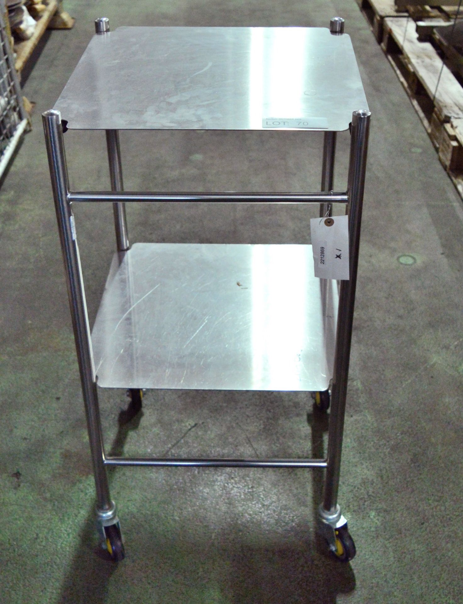 Stainless Steel Trolley - 450 x 450 x 880mm