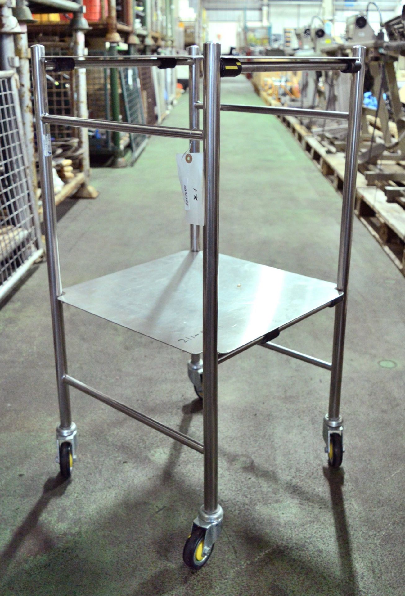 Stainless Steel Trolley - 450 x 450 x 880mm - Image 2 of 2