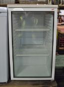 Quest CBC119 Undercounter Clear Hinged Door Refrigerator