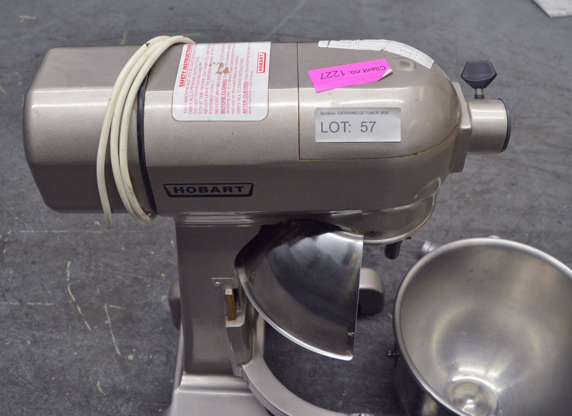 Hobart A200N Electric Mixer with Attachments (For Spares & Repairs)- 240v Single Phase - Image 6 of 6