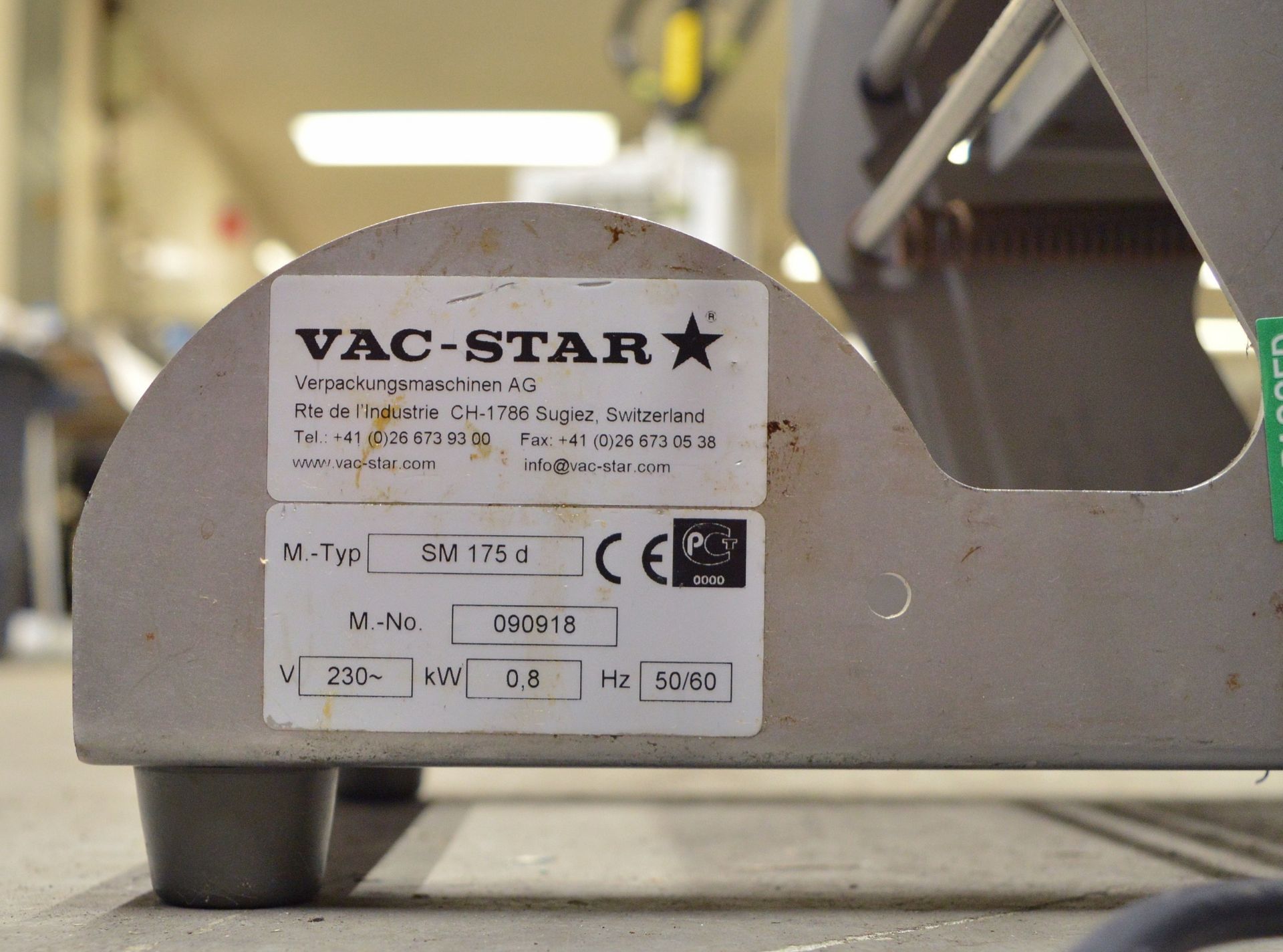 Vac-Star SM175d Electric Sealing Machine - 230v - Image 4 of 4