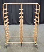 20 Shelf Tray Trolley - L1030 x W360 x H1430mm