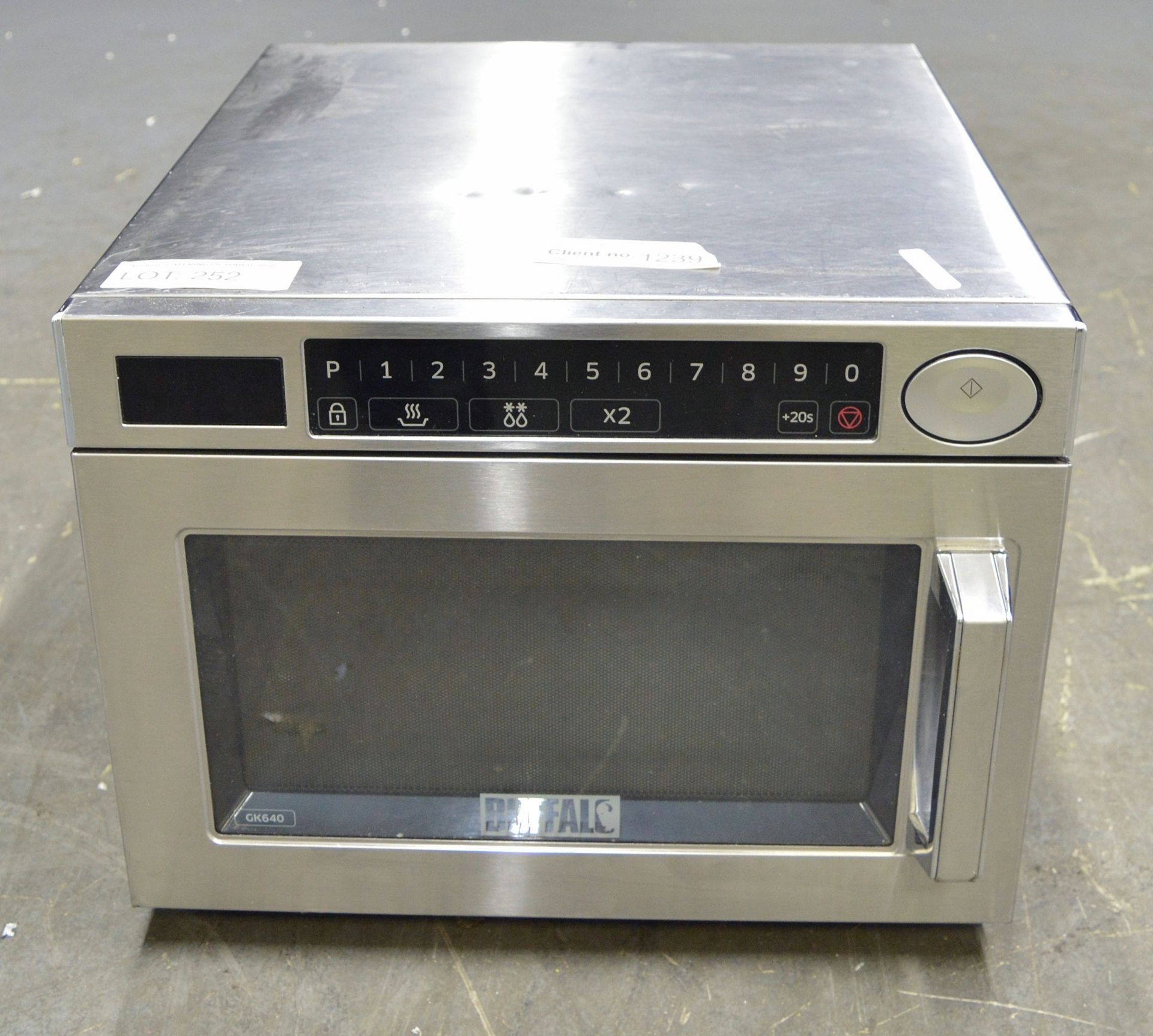 Buffalo GK640 Programmable Commercial Microwave Oven - 240v