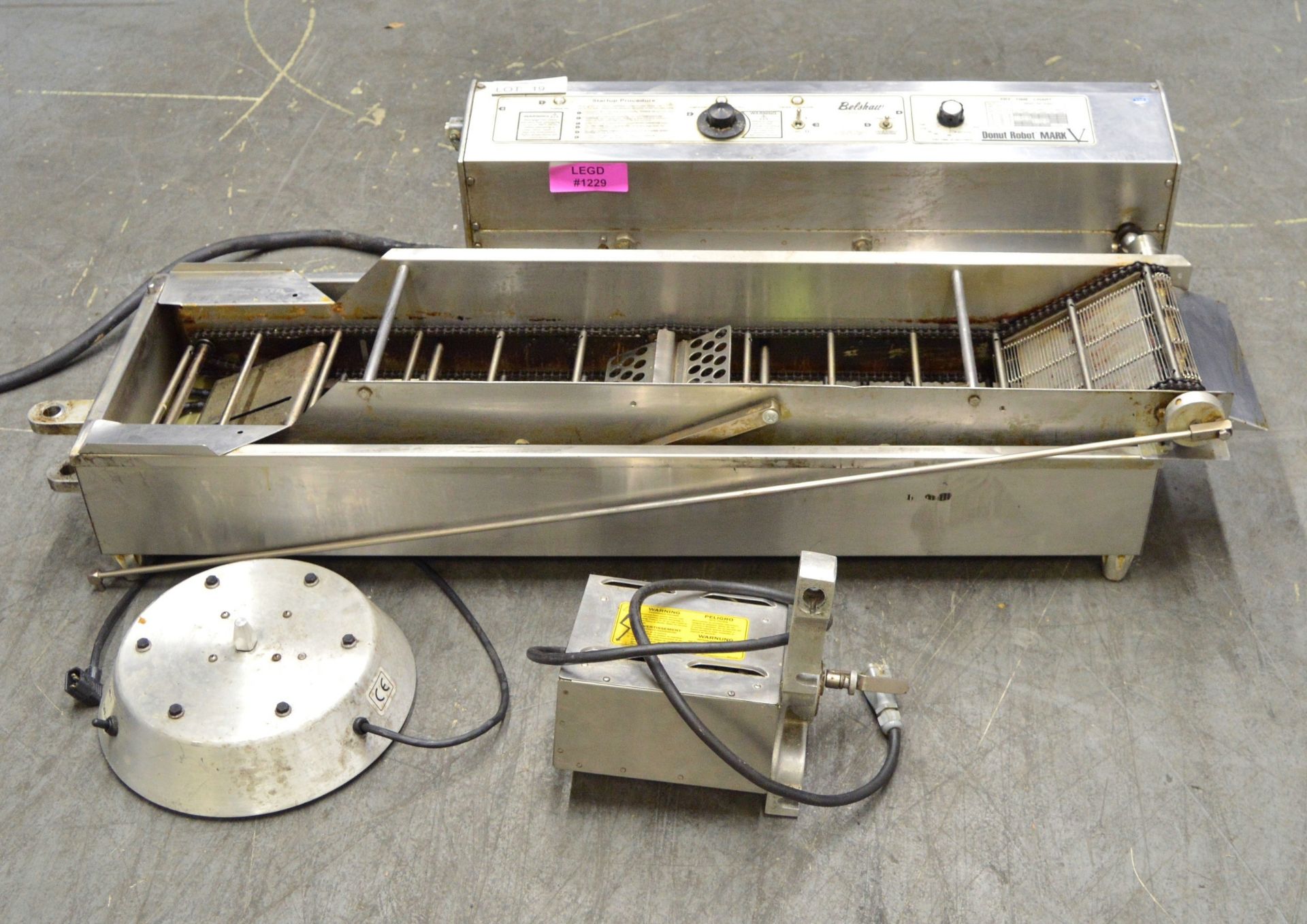 Belshaw MKV CE Donut Robot Mk5 Electric Fryer - Single Phase