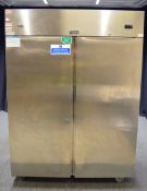 Electrolux RS13RX2FG Stainless Steel Double Door Freezer- L1430 x D780 x H2005mm