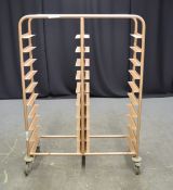 20 Shelf Tray Trolley - L1030 x W360 x H1430mm