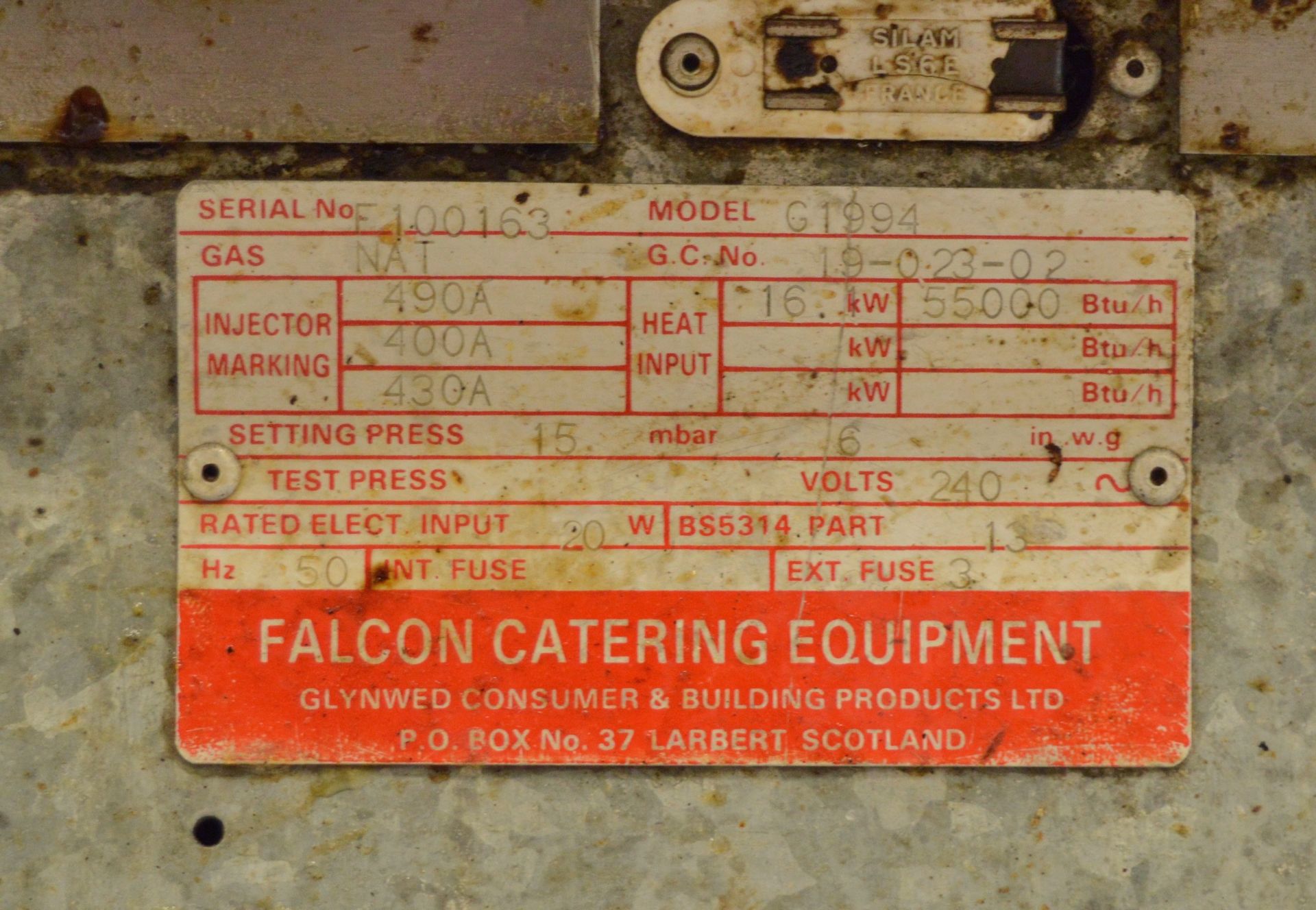 Falcon Gas Bratt Pan - L900 x W1000 x H940mm - Image 6 of 7