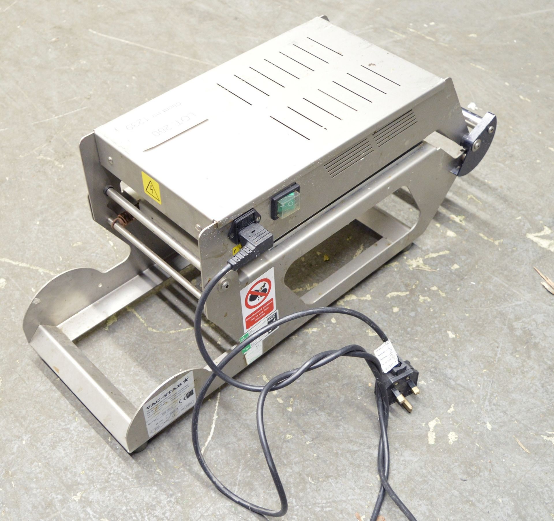 Vac-Star SM175d Electric Sealing Machine - 230v - Image 3 of 4