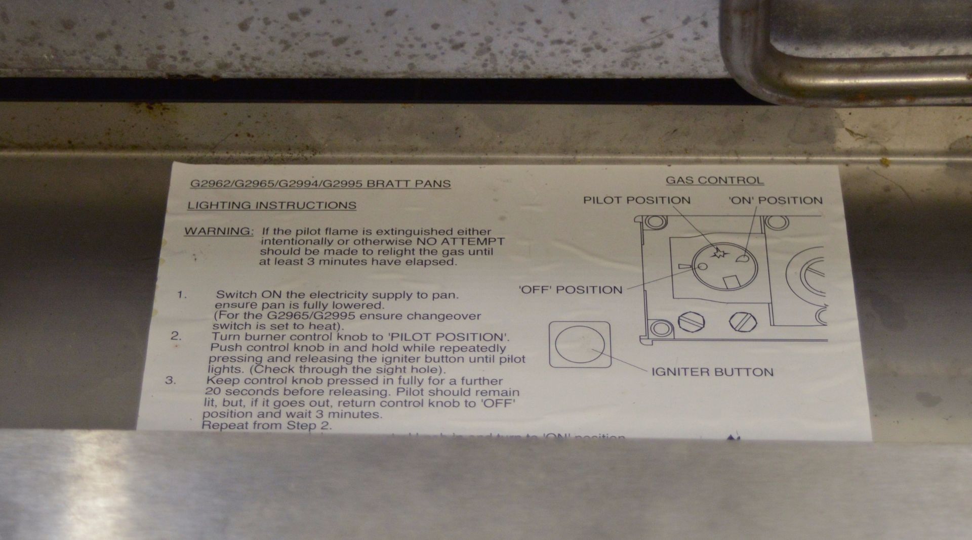 Falcon Gas Bratt Pan - L900 x W900 x H900mm - Image 6 of 9