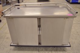 Burlodge Multigen Hot Plate & Display Trolley - L1380 x W720 x H960mm - Single Phase