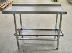 Stainless Steel Preparation Table with Accessory - L1170 x W580 x H920mm