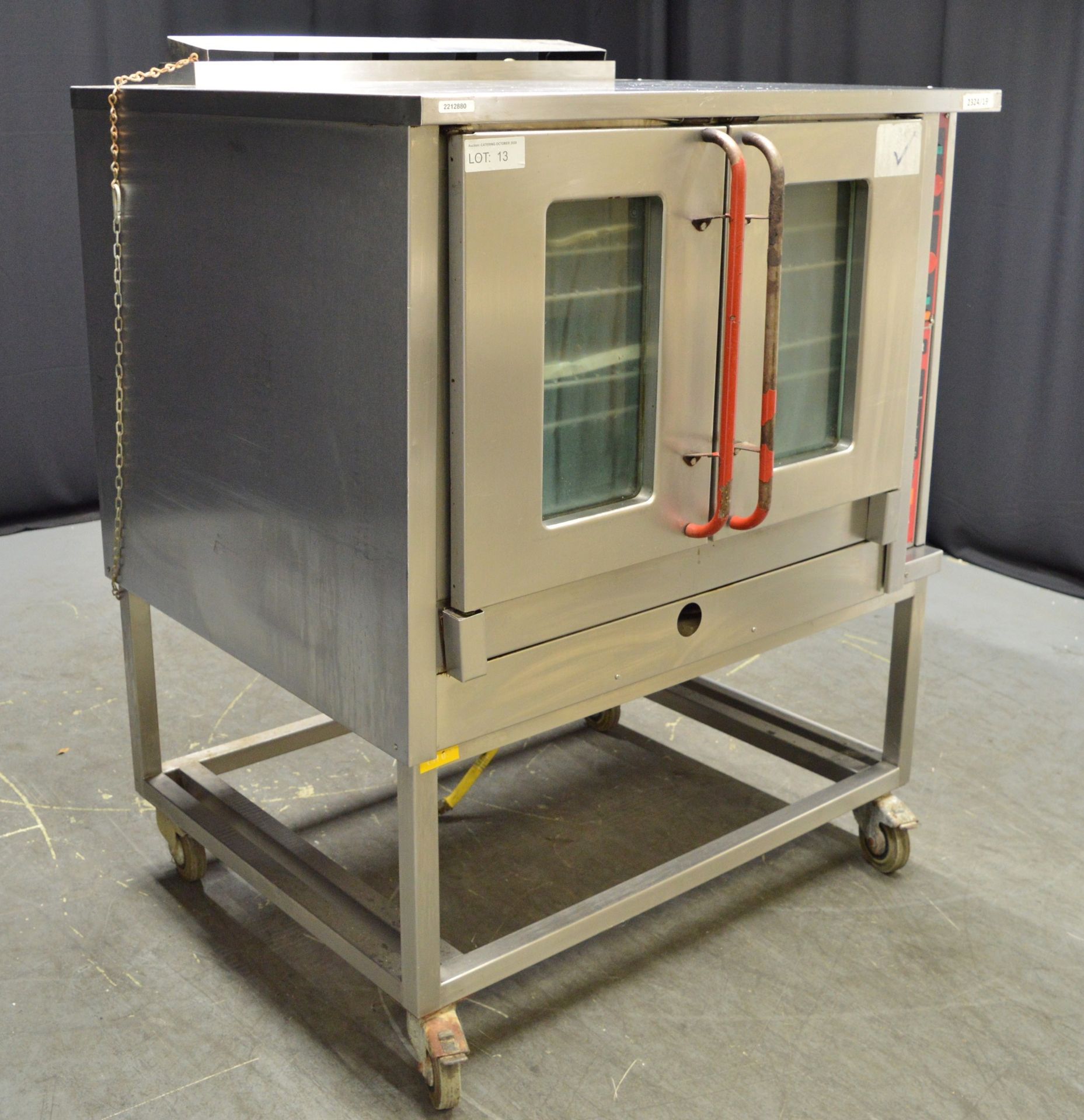 Bartlett Sabre Gas Convection Oven on Stainless Steel Trolley - L1150 x W1000 x H1460mm - Image 2 of 8