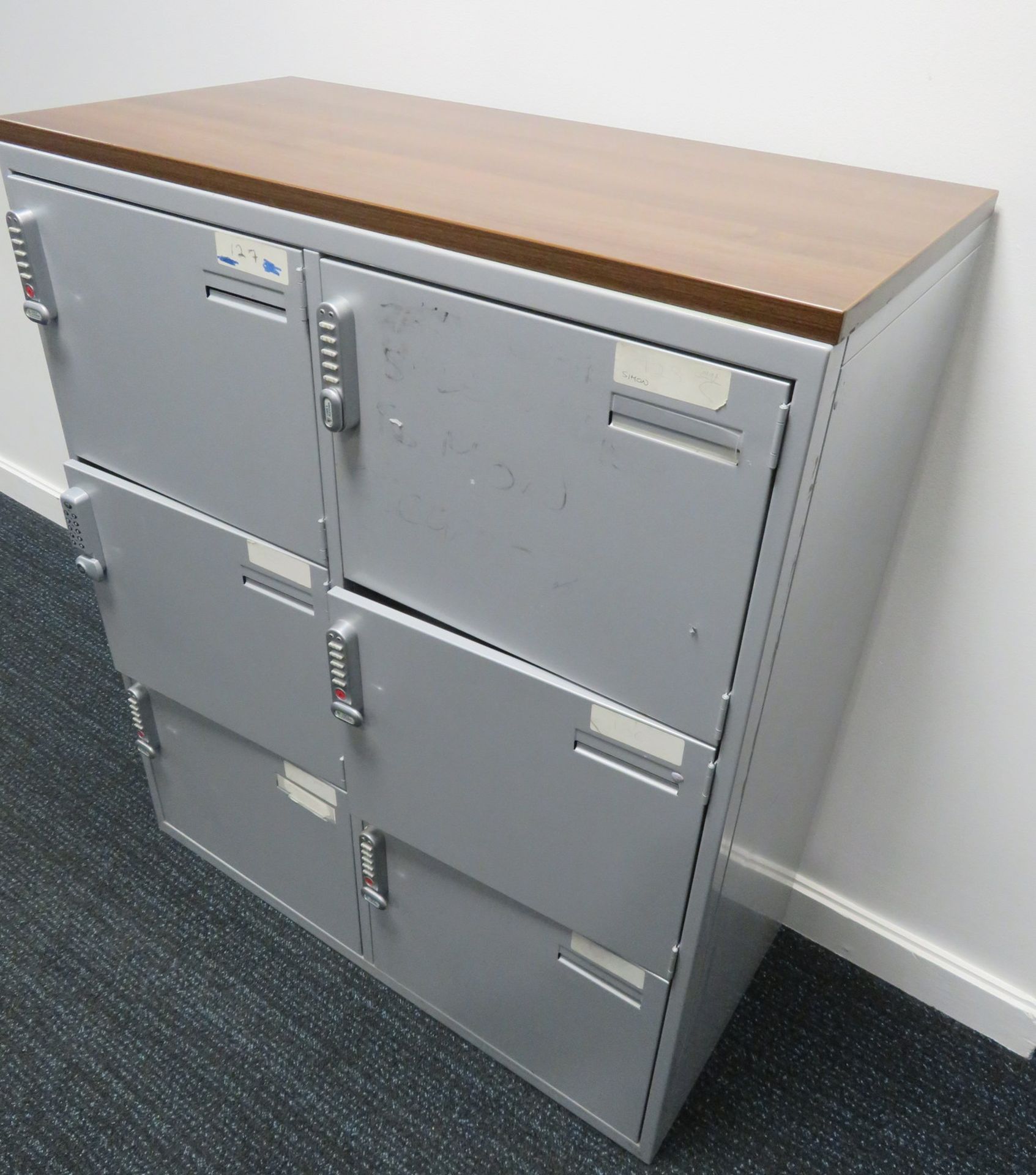 Bank Of 6 Lockers. This Is An Overview Picture And You Will Receive One In Similar Condition. - Image 2 of 6