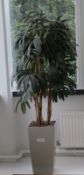 Large Artificial Potted Tree. Approximately 1800mm