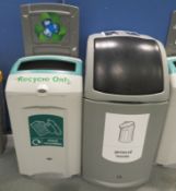 General Waste & Mixed Recyclable Waste Bins.