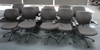 10x Humanscale Freedom Task Office Swivel Chairs. Varying Condition.