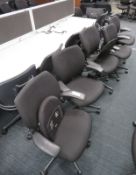 10x Humanscale Freedom Task Office Swivel Chairs. Varying Condition.