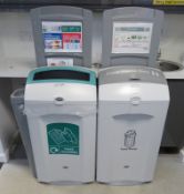 2x Waste/Recyclable Bins.