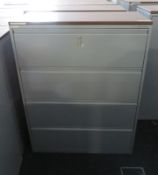 3x 3 Drawer Office Filing/Storage Cabinet. Dimensions: 1000x480x1300mm (LxDxH)